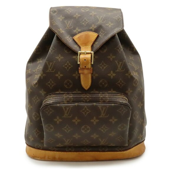 LOUIS VUITTON Brown Monogram Backpack main image 7